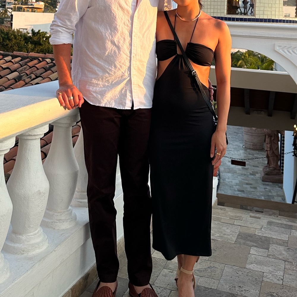 Milk + Honey Dubai Cutout midi dress